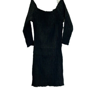 NWT Zara black off the shoulder, tight party dress